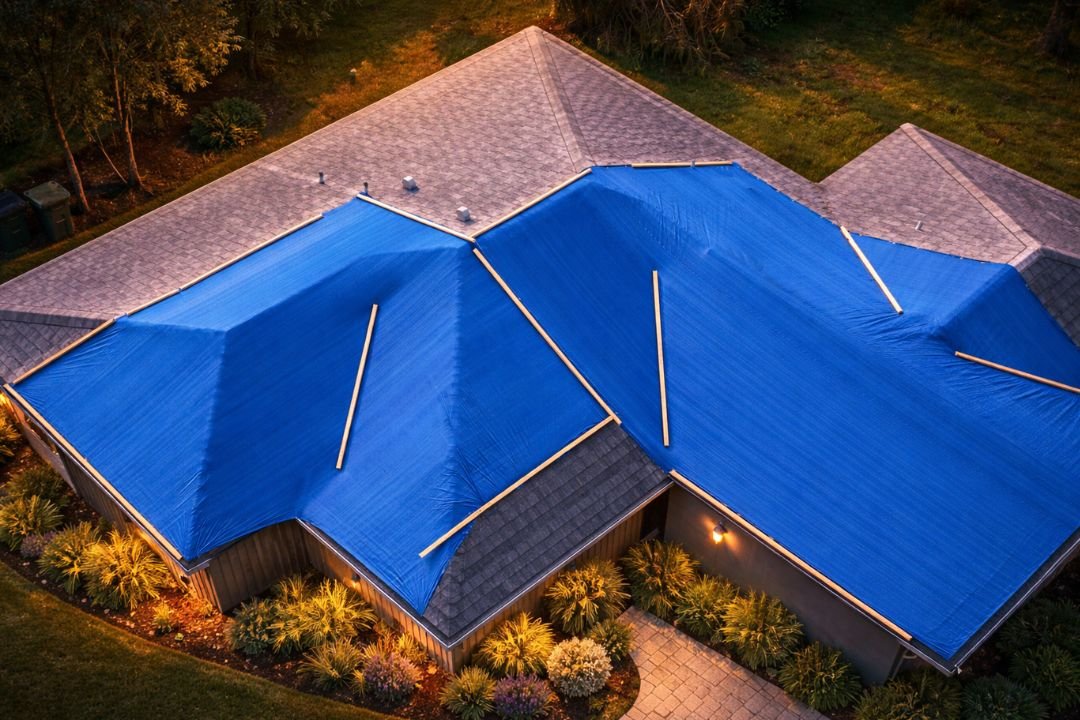 Roof with Tarp